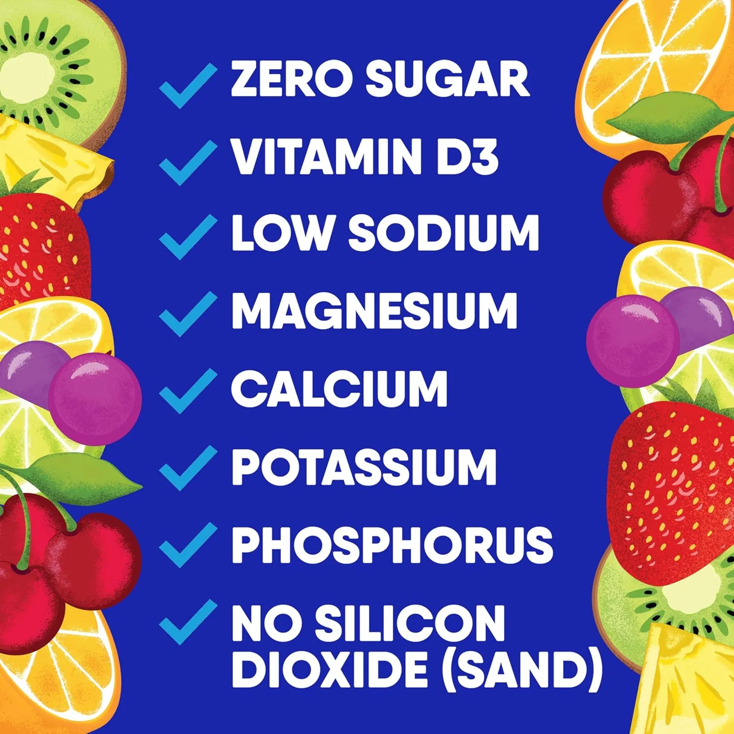 GoHydrate Instant Hydration Powder Packets - Low Sodium Electrolytes Drink Mix - Natural Hydration Support, Sugar Free Electrolyte Flavored Powder Drink with Vitamin D, 30 Packs, Variety Pack