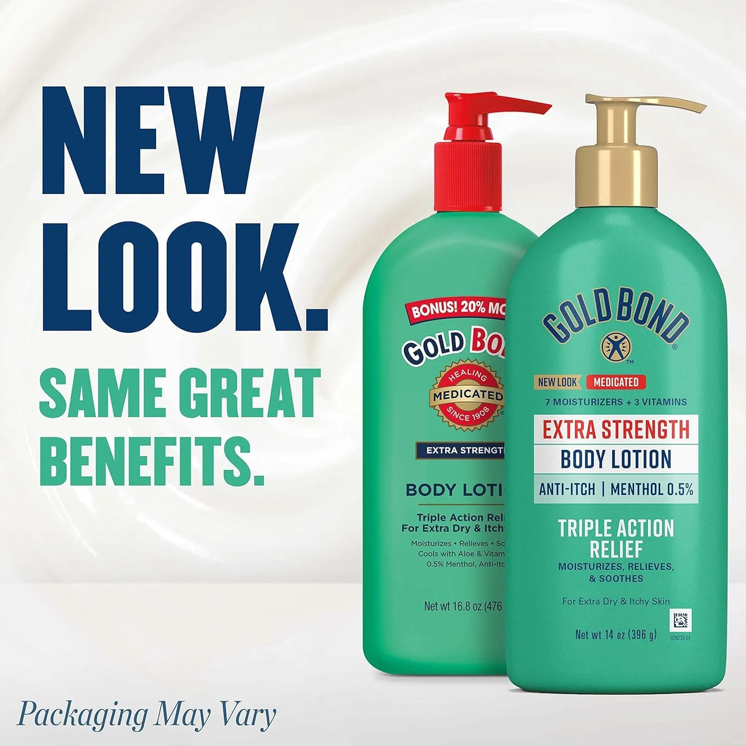 Gold Bond Medicated Body Lotion Extra Strength, Aloe Vera, 14 Ounce (Pack of 2)