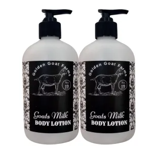 Golden Goat Farms Coconut Lime Verbena Scented Body Lotion with Goat's Milk, 12 Oz (2 Pack)