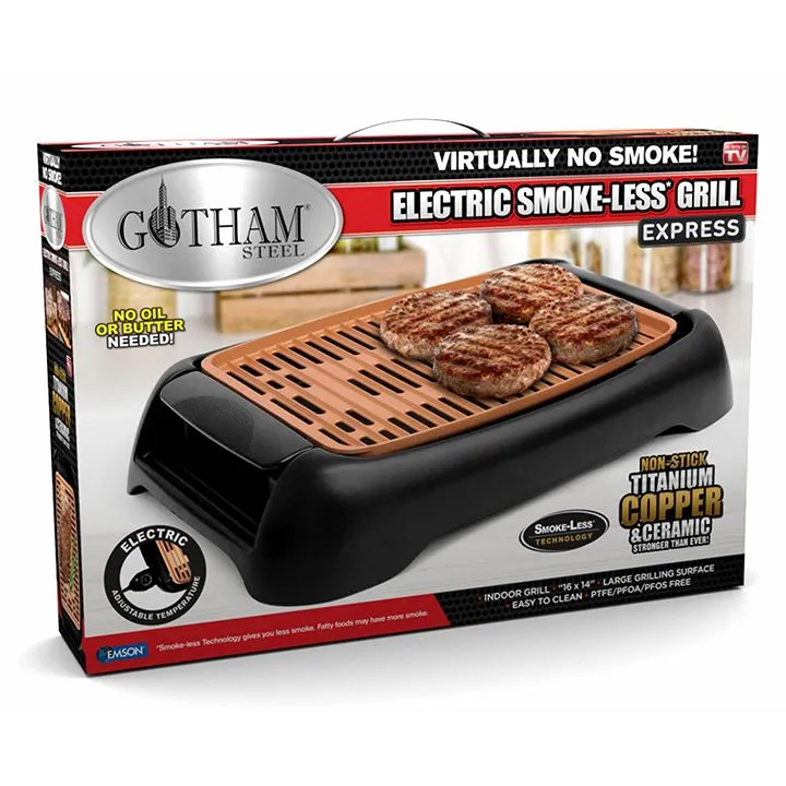 Gotham Steel Electric Smokeless Grill Express