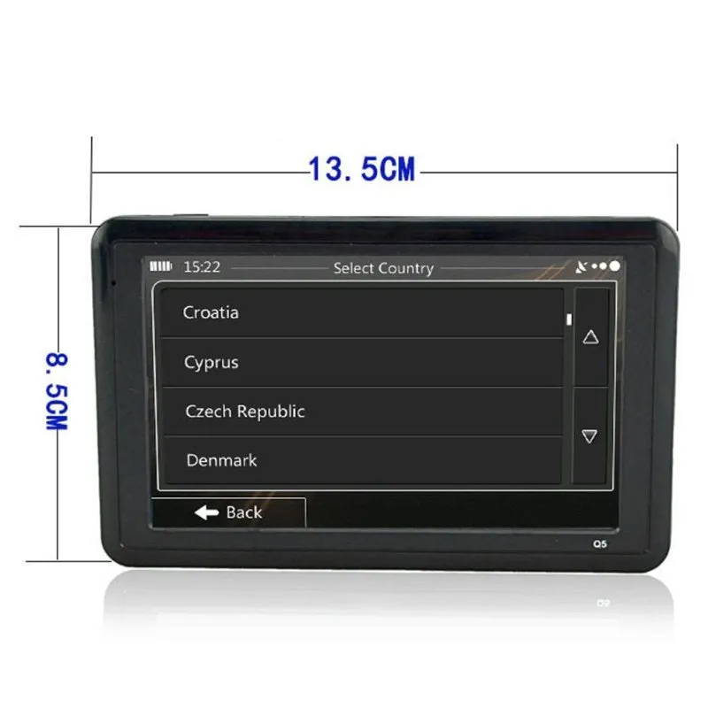 GPS Navigator Touch Screen Device