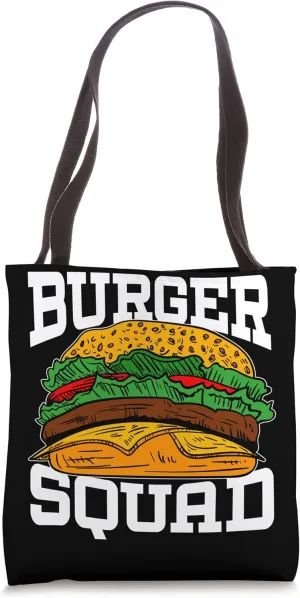 Hamburger Burger Lover Foodie Buns Cheeseburger Tote Bag