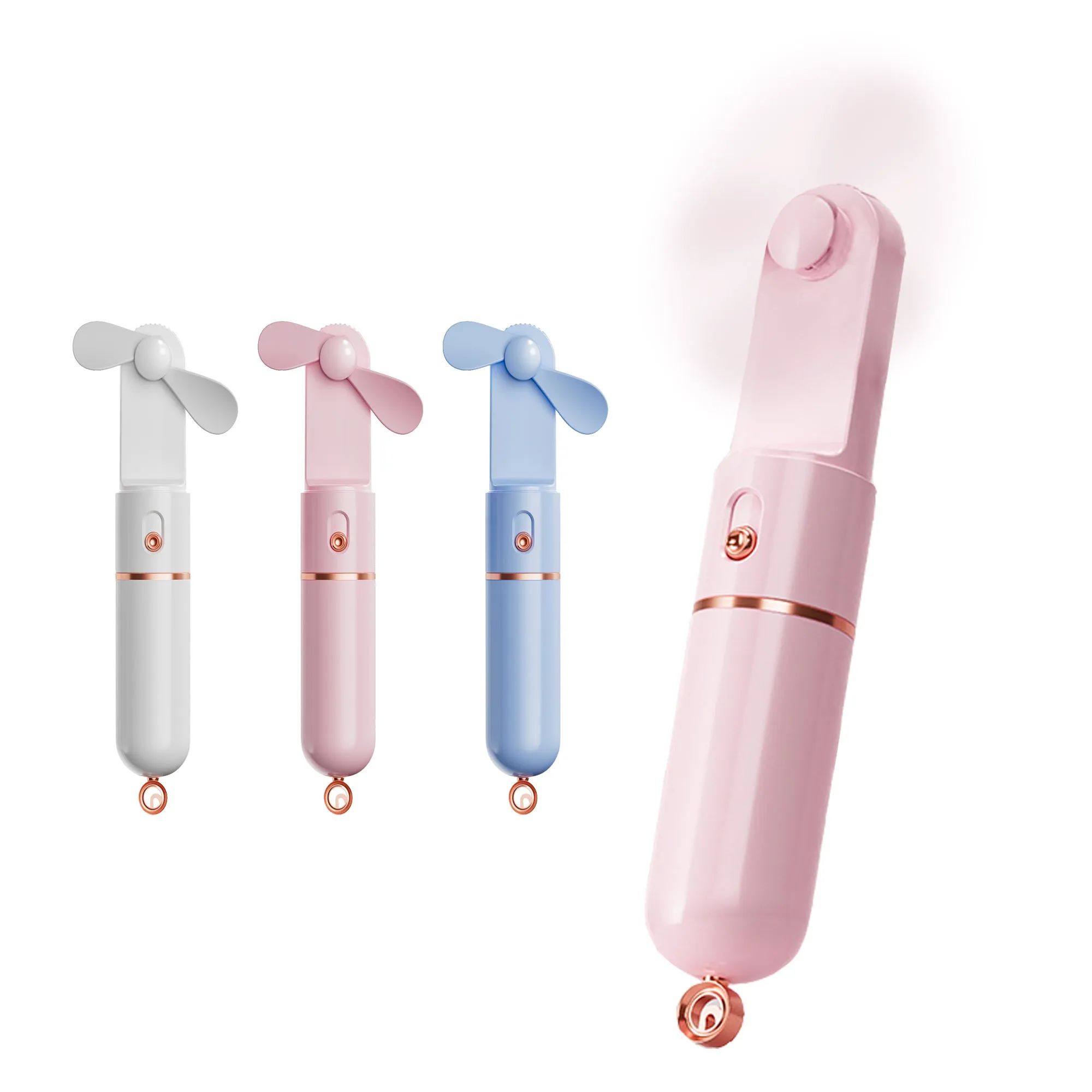 Handheld Mini Fan with Backup Power Bank