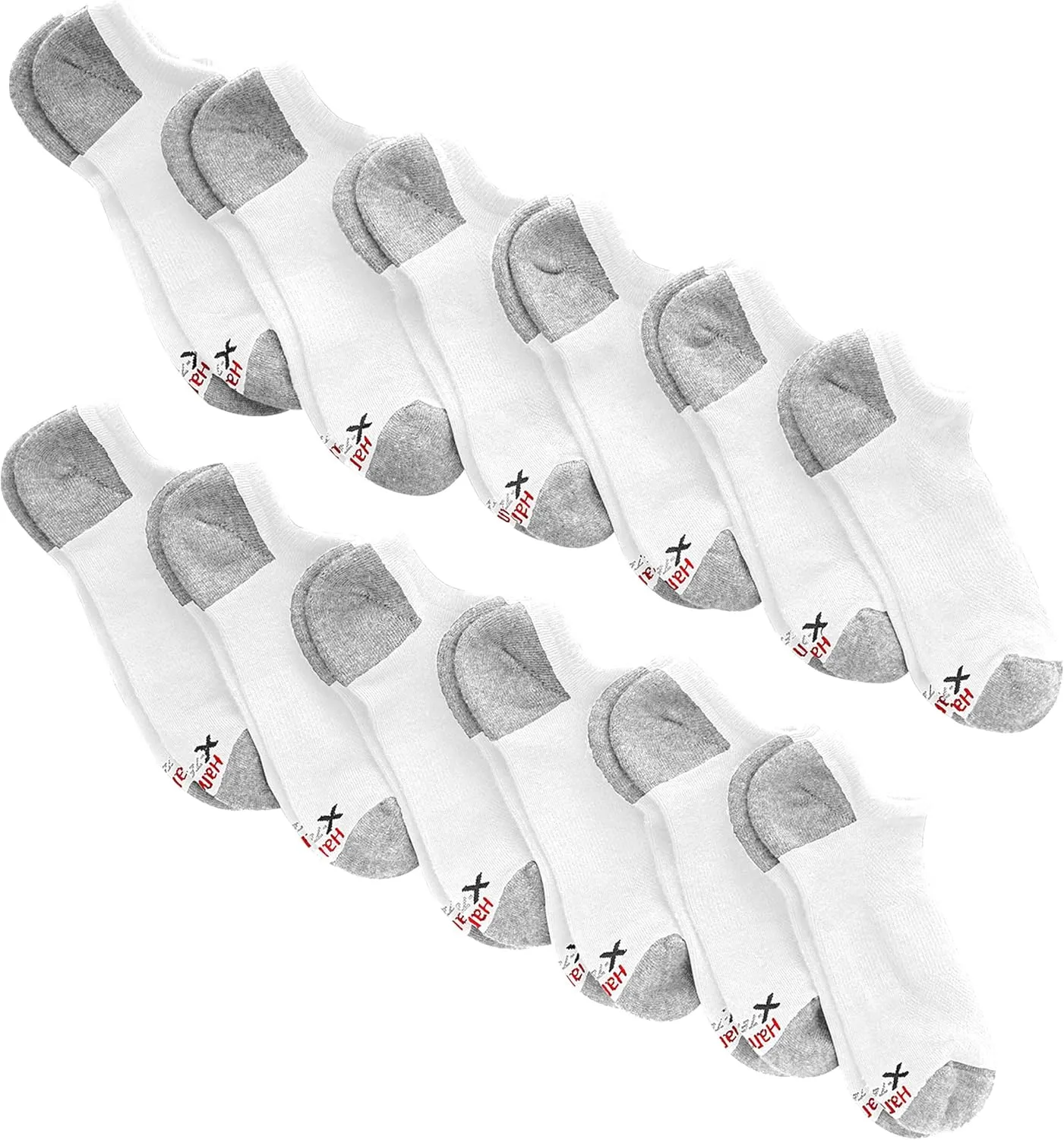 Hanes Men's Socks, X-Temp Lightweight Socks, Low Cut and No Show, 12-Pack
