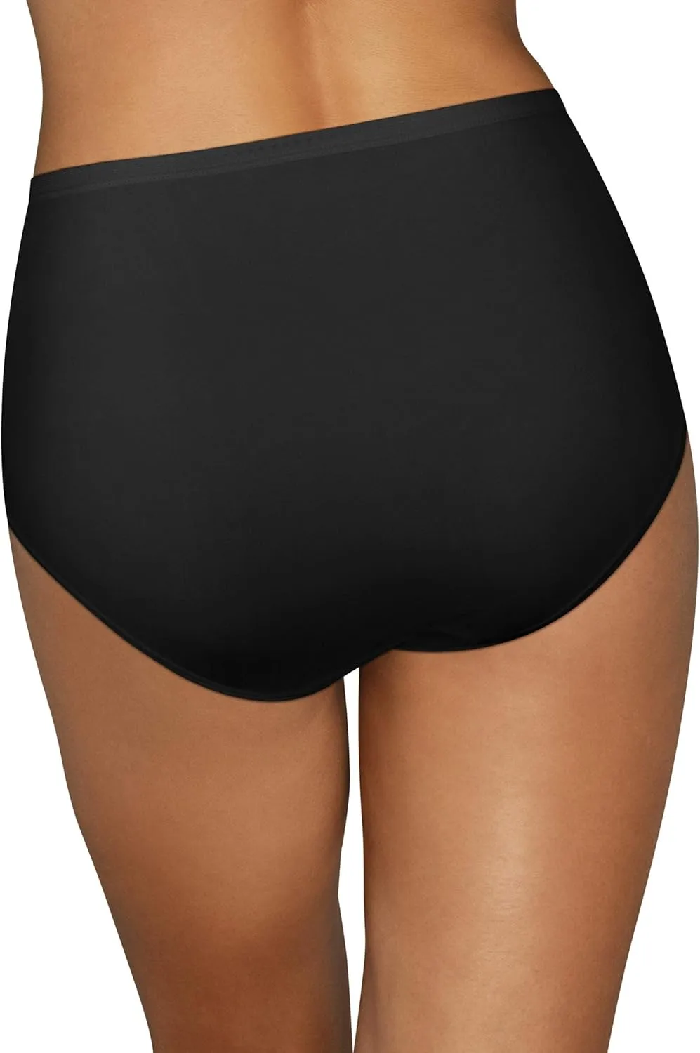 Hanes womens High-waisted Briefs Panties Pack, Lightweight Moisture-wicking Underwear, 6-pack