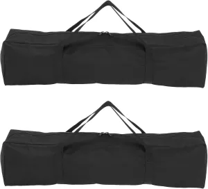 HARFINGTON 2pcs Camping Chair Replacement Bag 25.6" x 5.9" Folding Chair Carry Bag Oxford Cloth Storage Tent Bag with Handle Strap for Travel Outdoor Camping Sports, Black