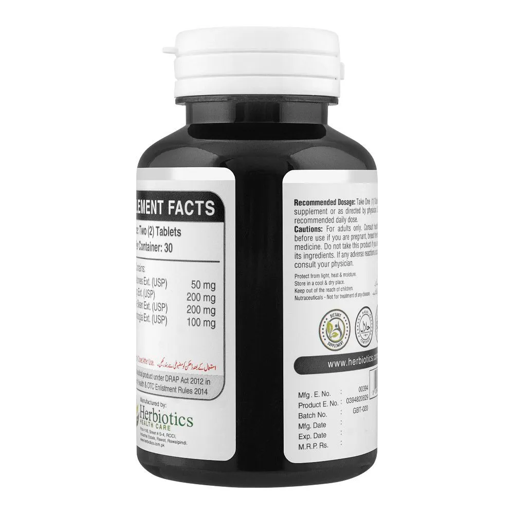 Herbiotics Metadetox, Supports Weight Loss & Boost Energy, Dietary Supplement, 60-Pack