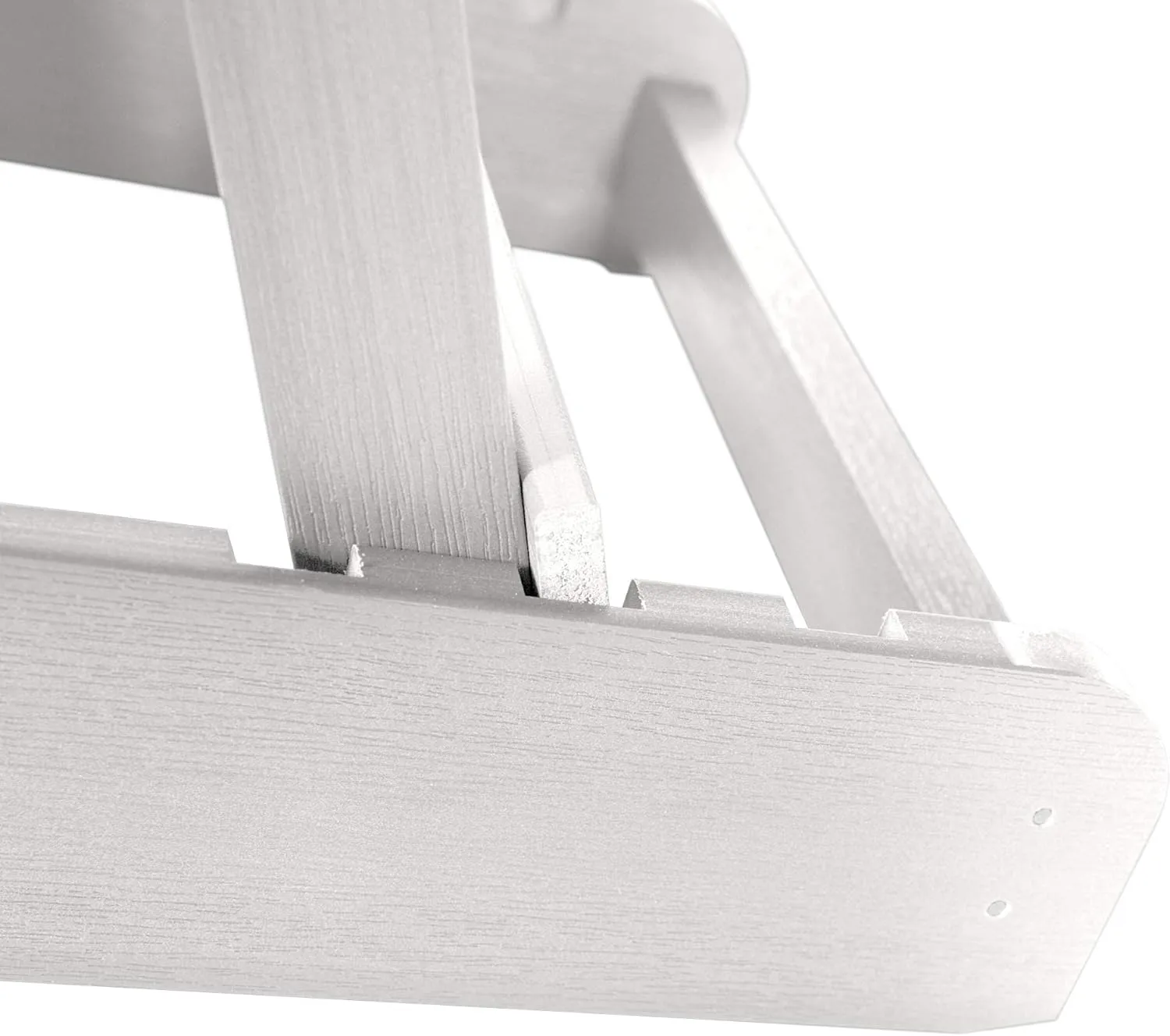highwood Hamilton Made in the USA Folding and Reclining Adirondack Chair, Adult Size, White