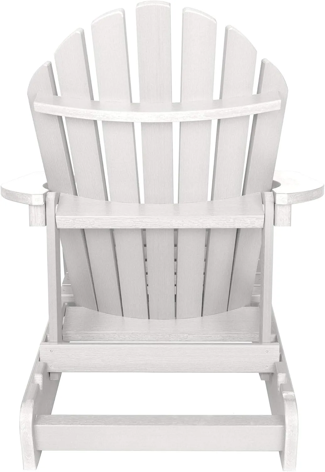 highwood Hamilton Made in the USA Folding and Reclining Adirondack Chair, Adult Size, White