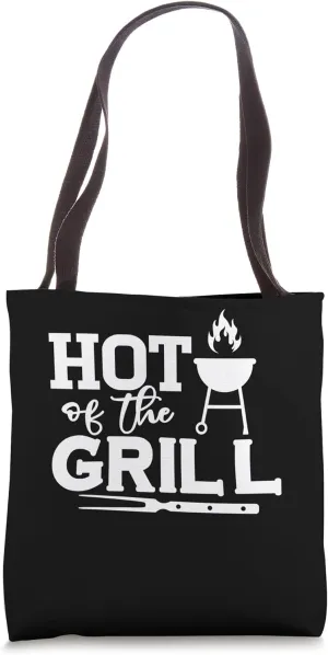 Hot Of Grill Backyard BBQ Enthusiast The Barbecue Tote Bag
