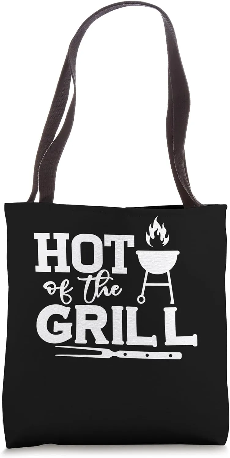 Hot Of Grill Backyard BBQ Enthusiast The Barbecue Tote Bag