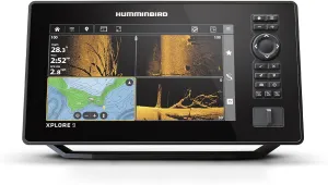 Humminbird XPLORE 9 GPS Fish Finder Head Unit with MEGA Side Imaging  & HD Touchscreen Display (Control Head Only, No Transducer)