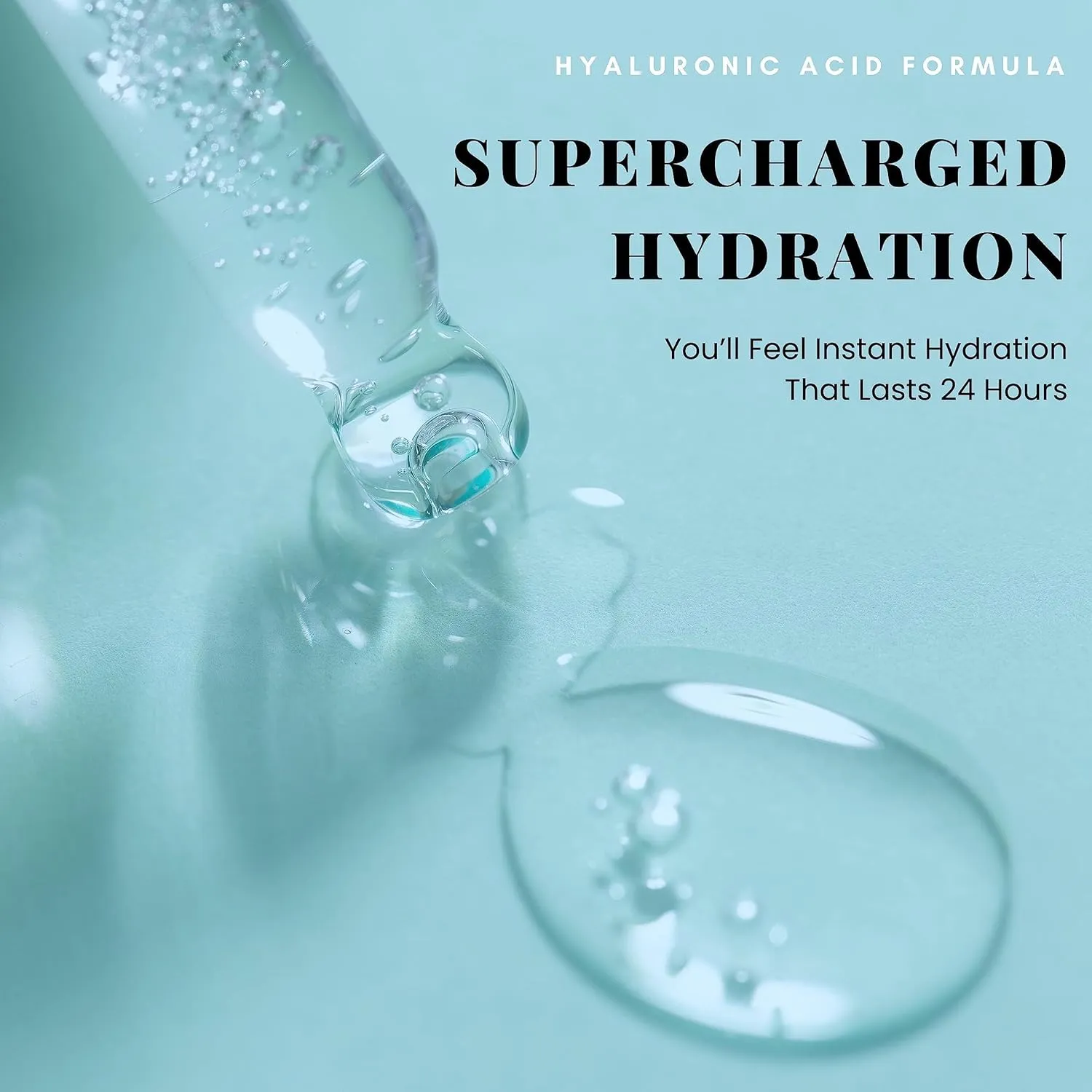 Hyaluronic Acid Serum - Revitalize and Hydrate for a Radiant Glow and Deep Moisture - Smooth for a Youthful Appearance - Achieve a Fresh and Glowing Look (1 Pack)