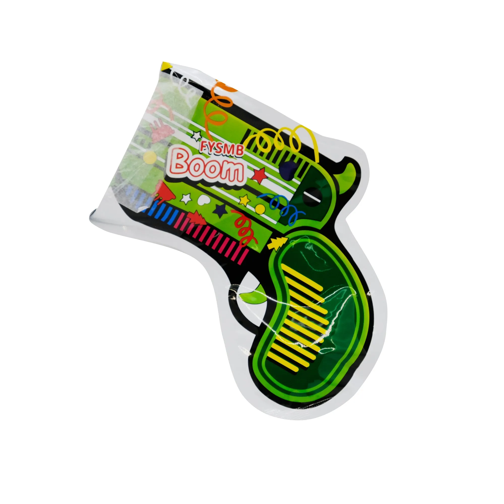 I.Confetti Party Popper Foil Pack Green