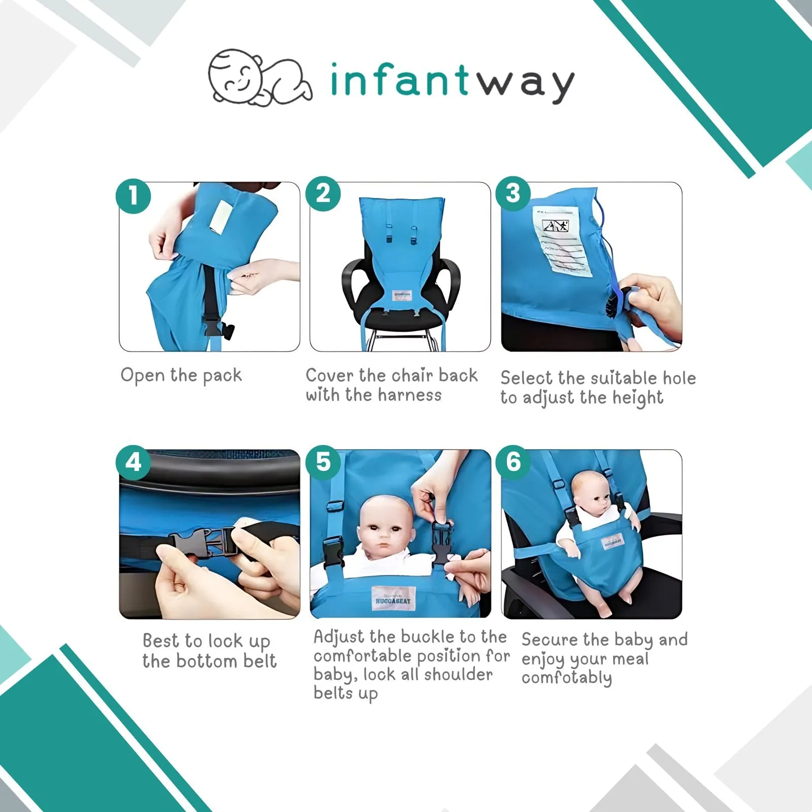 Infantway Huggaseat Compact Harness Chair