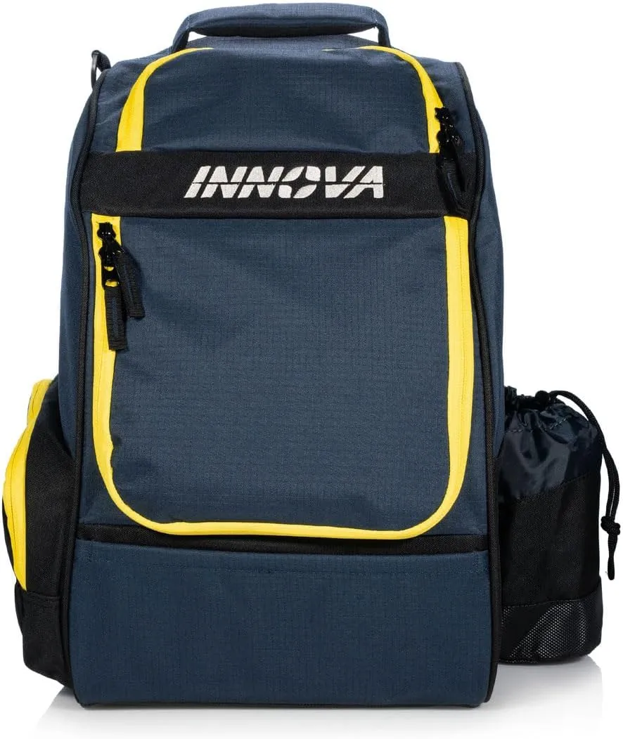 Innova Discs Innova Adventure Pack Golf Backpack 2023 – Holds 25 Discs – Includes Innova Mini, Disc Golf Bag (Blue)