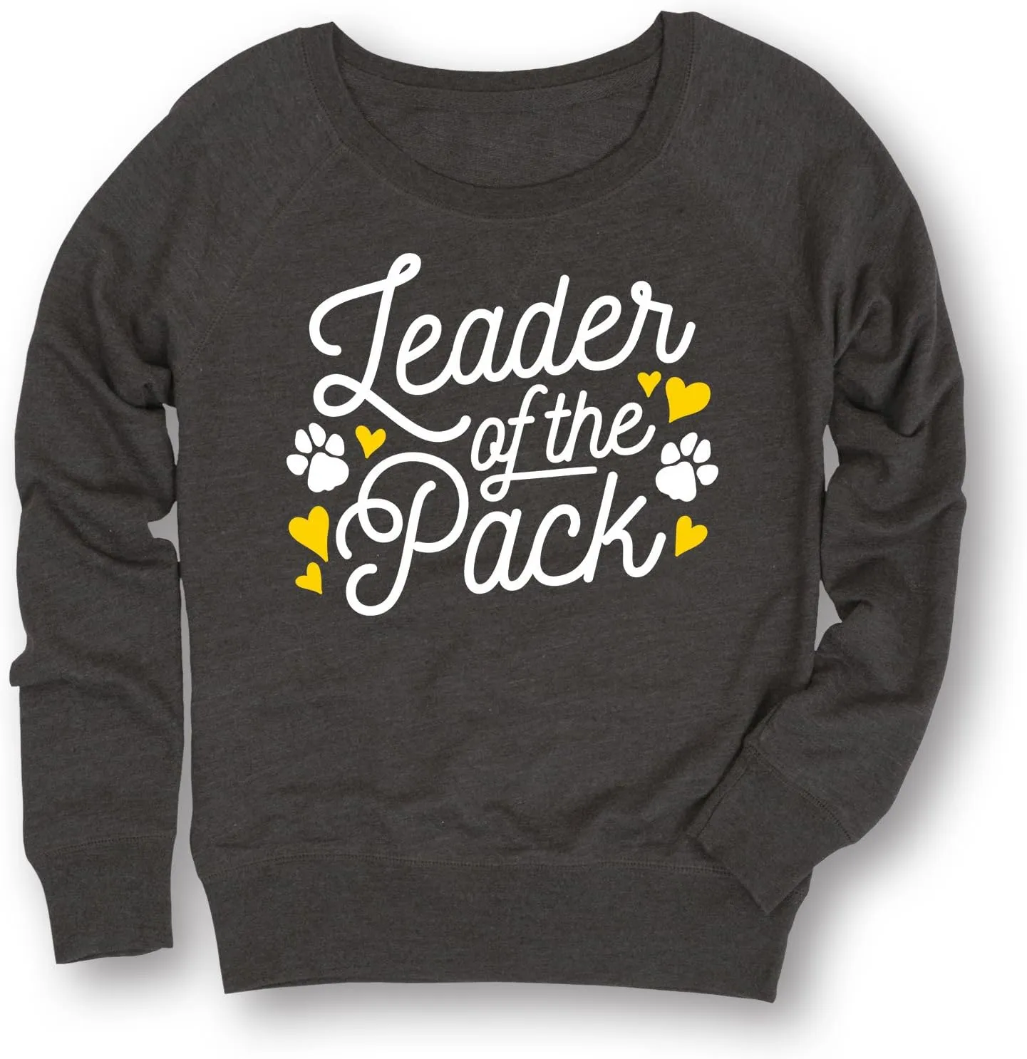 Instant Message - Leader Of The Pack Dog-Ladies Lightweight French Terry Pullover