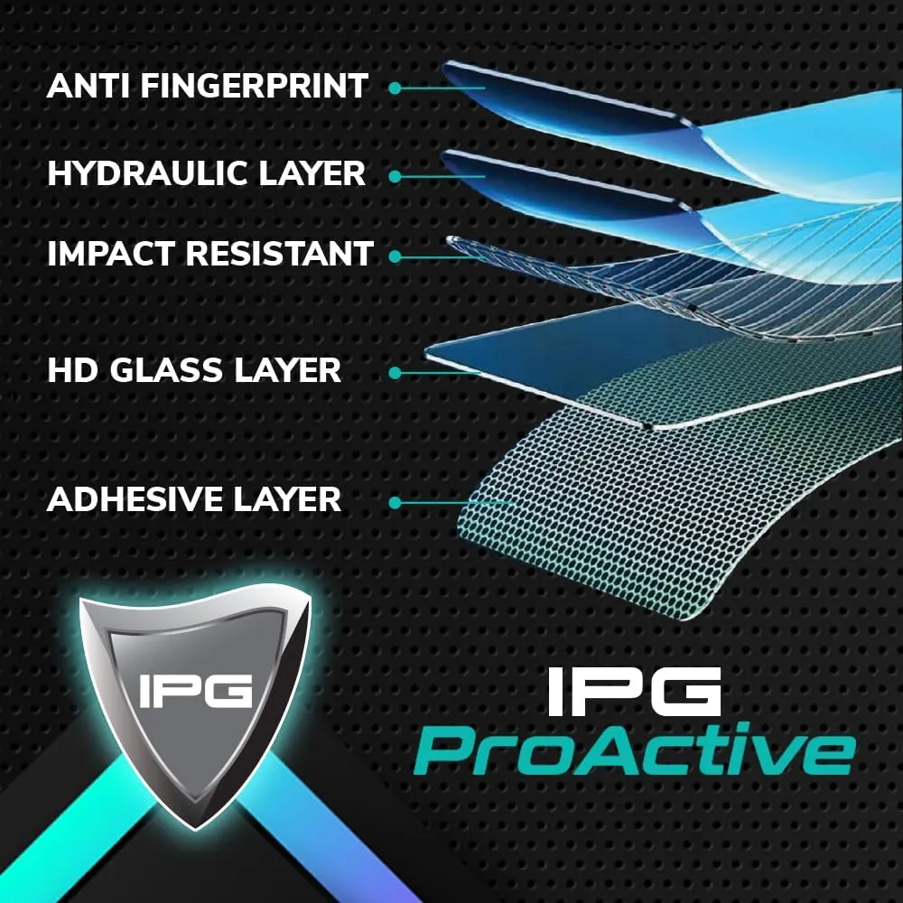 IPG ProActive for Garmin DriveSmart 86, 8-inch Car GPS Navigator 9H Hardness Screen Protector Nano Ceramic FilmUltra Responsive High Clarity Anti Scratch Smudge for ProAc86