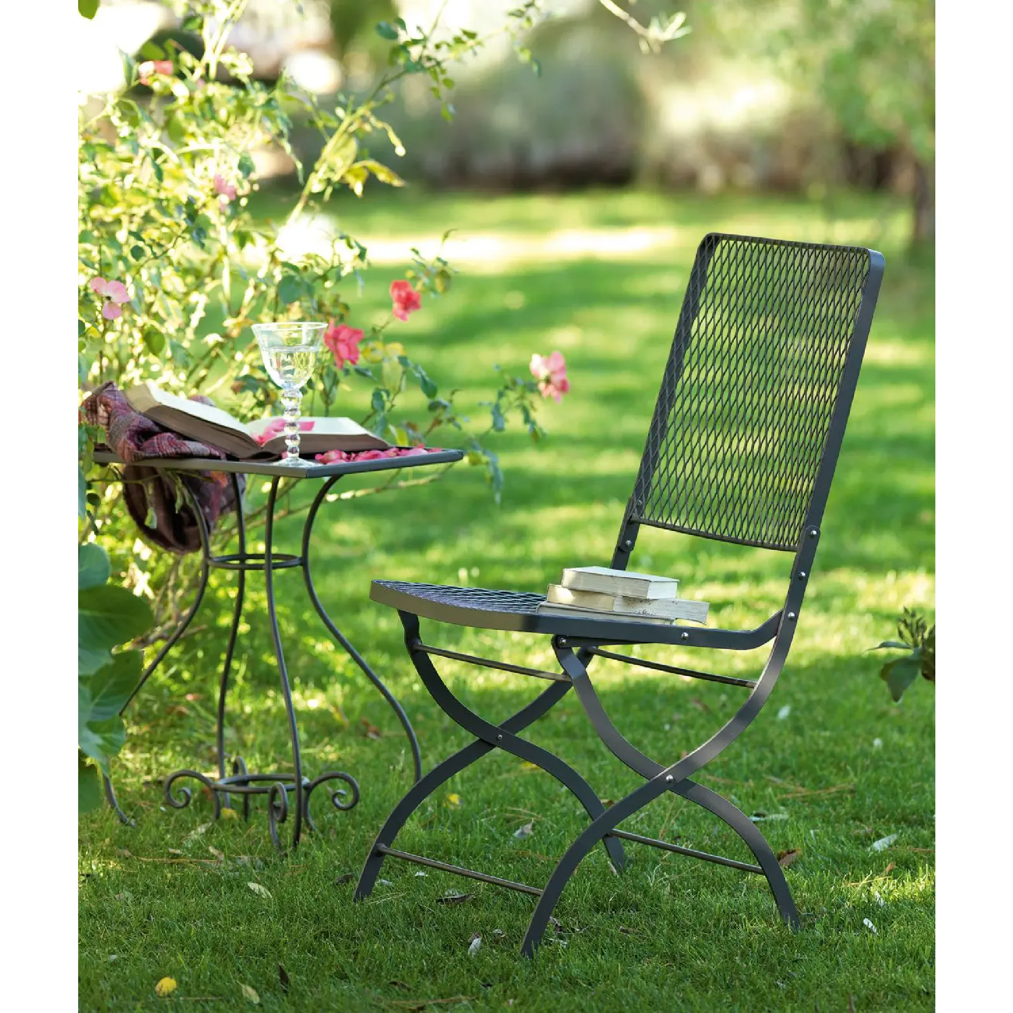 Iron Outdoor Folding Chair | Unopiu Aurora