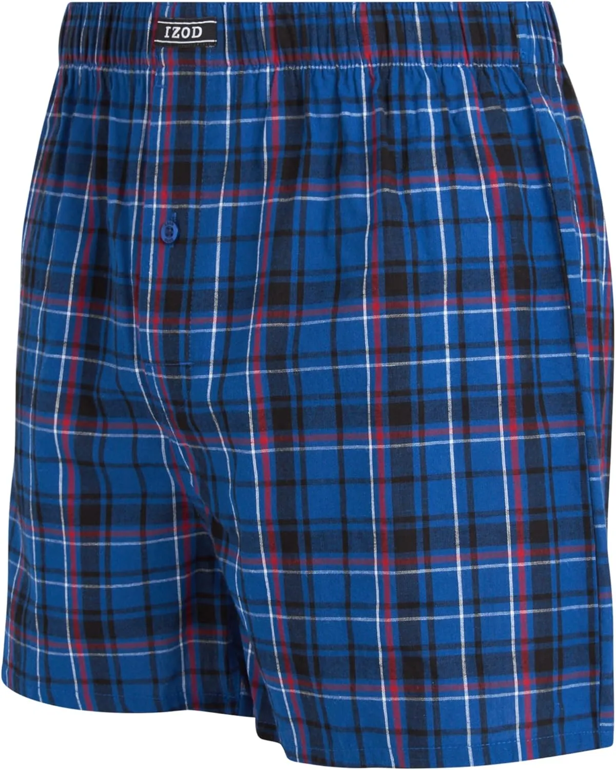 IZOD Men's Boxer Shorts – 3 Pack Lightweight Cotton Boxers with Functional Fly Pouch- Soft Breathable Boxers for Men (S-XL)