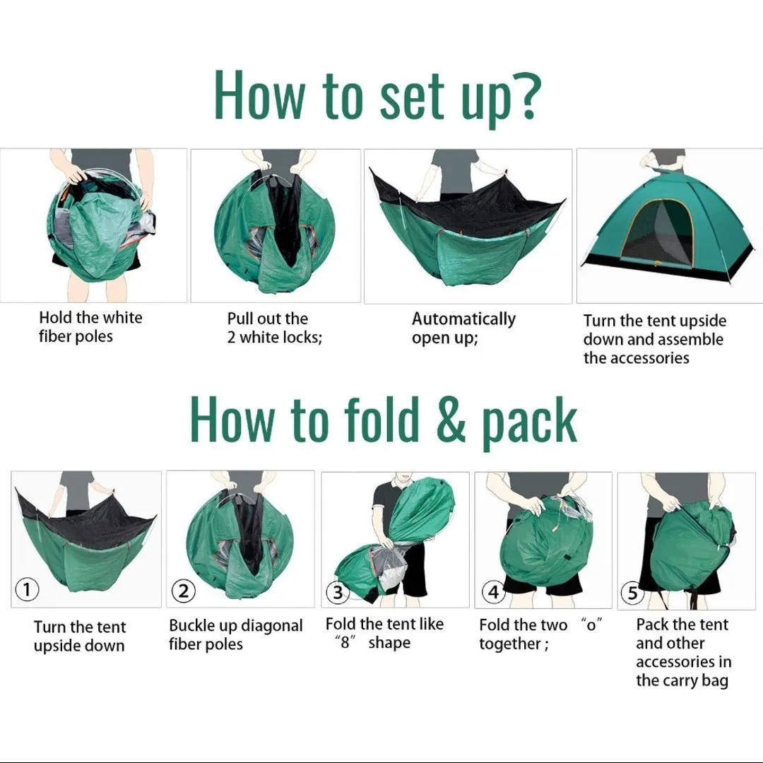 Jin Pop Up Tent For 2