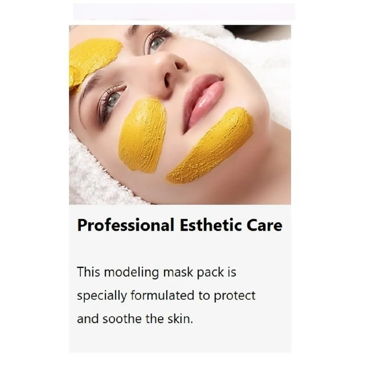 jNE Anskin Original Modeling Mask Powder Pack | Korean Skincare Face Pack for Calming Irritated Skin, Deep Hydration & Pore-Cleansing Care (8.47oz / 240g, Tea Tree)