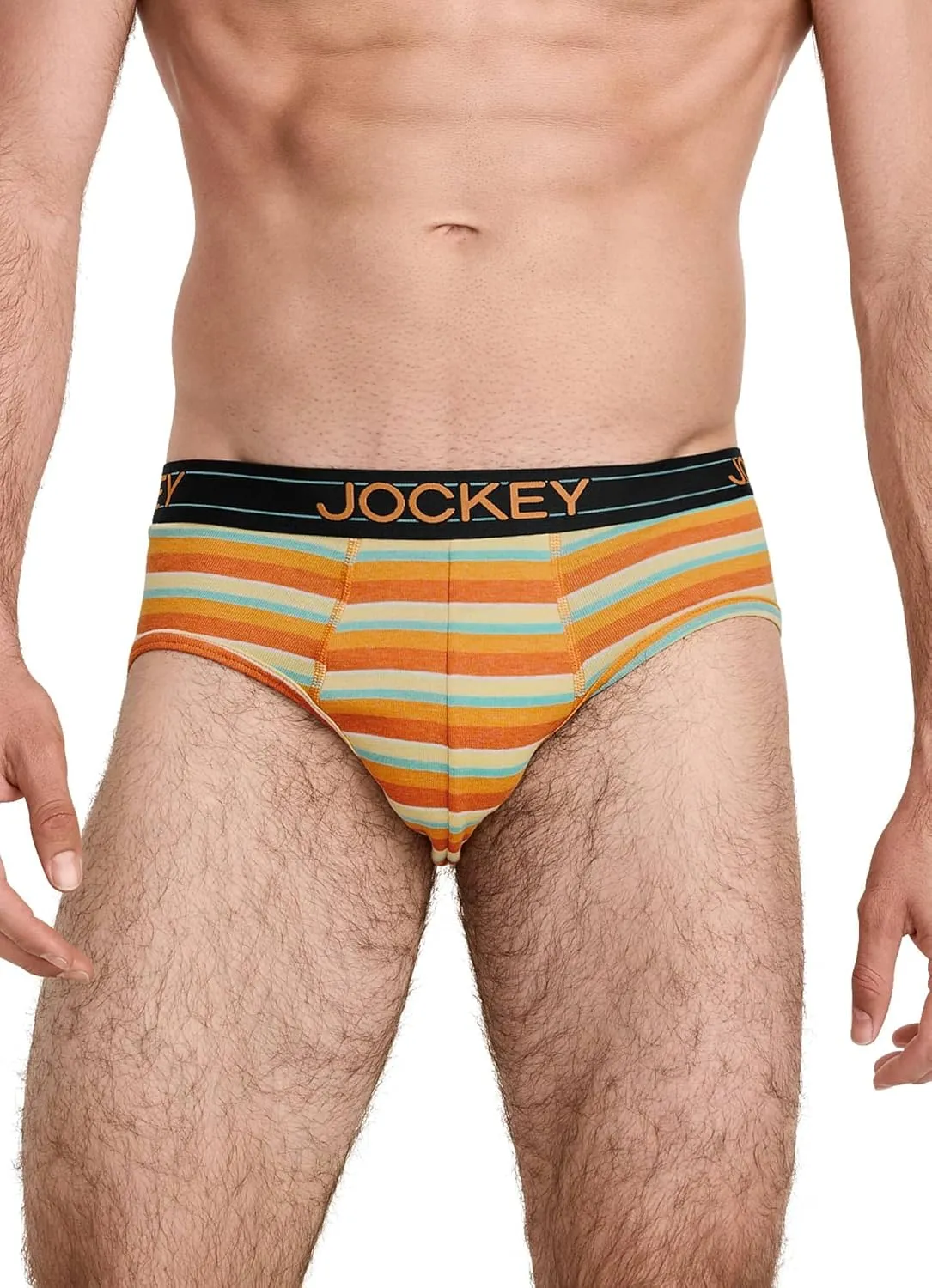 Jockey Men's Underwear Lightweight Cotton Blend Brief - 5 Pack