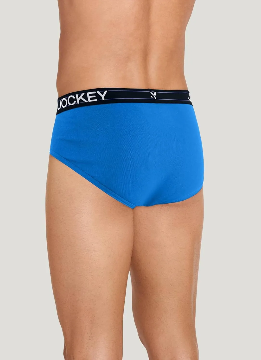 Jockey Men's Underwear Lightweight Cotton Blend Brief - 5 Pack