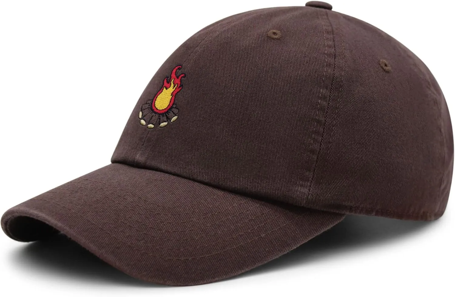 JPAK Camp Fire Premium Dad Hat Embroidered Cotton Baseball Cap Grill Pit