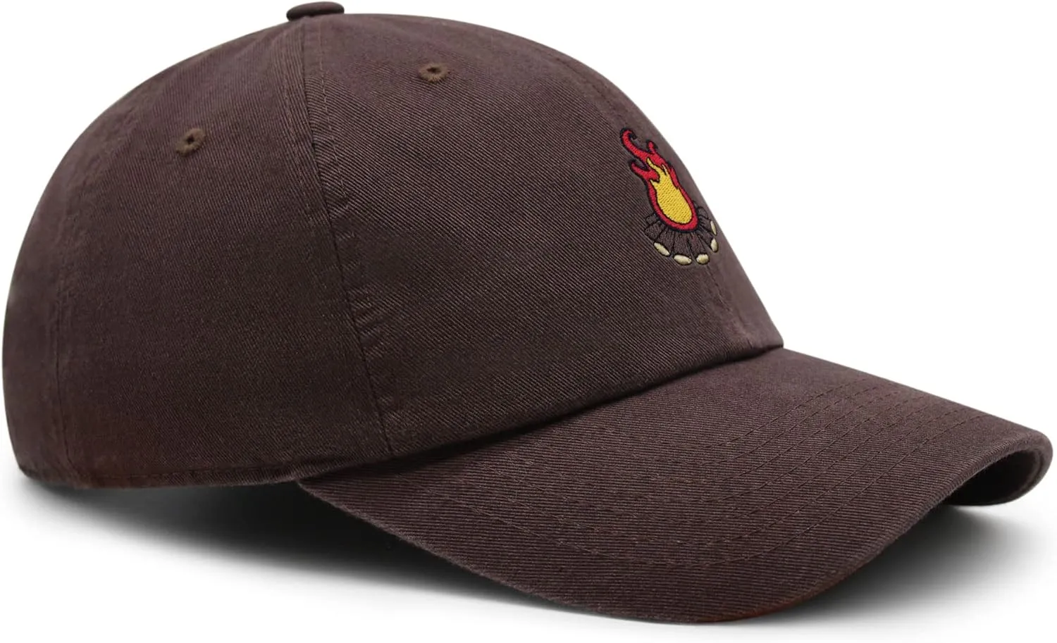 JPAK Camp Fire Premium Dad Hat Embroidered Cotton Baseball Cap Grill Pit