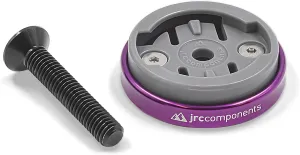 JRC Components Enkei Top Cap Bike Stem Mount | Compatible with All Models of Wahoo Elemnt GPS Devices | Lightweight CNC 6061-T6 Aluminium Body | Suitable for use with 1 1/8" Headset - Purple