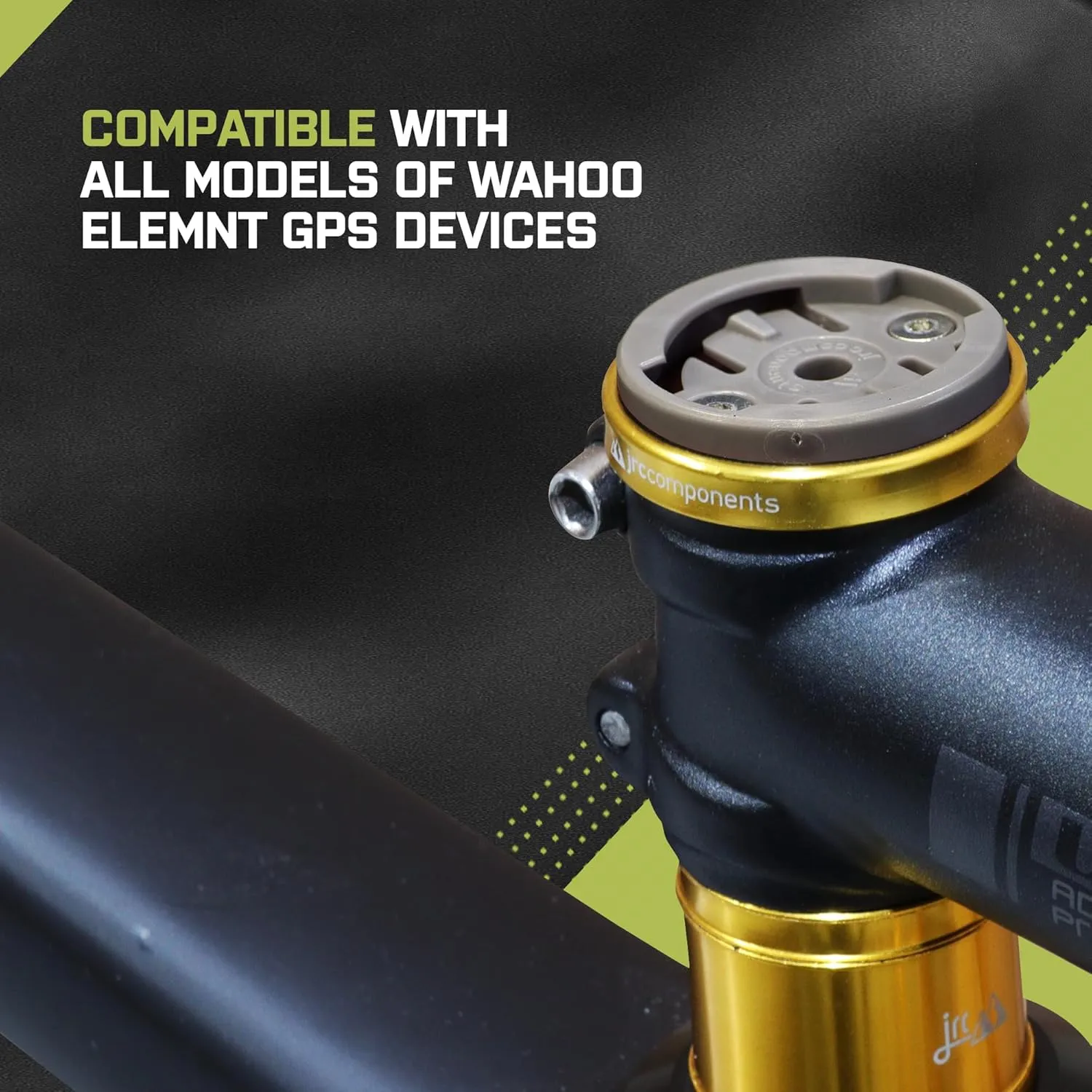 JRC Components Enkei Top Cap Bike Stem Mount | Compatible with All Models of Wahoo Elemnt GPS Devices | Lightweight CNC 6061-T6 Aluminium Body | Suitable for use with 1 1/8" Headset - Purple