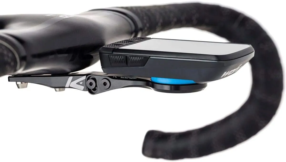 K-Edge | Integrated Handlebar System Bicycle Computer Mount | for Wahoo GPS Devices | Black