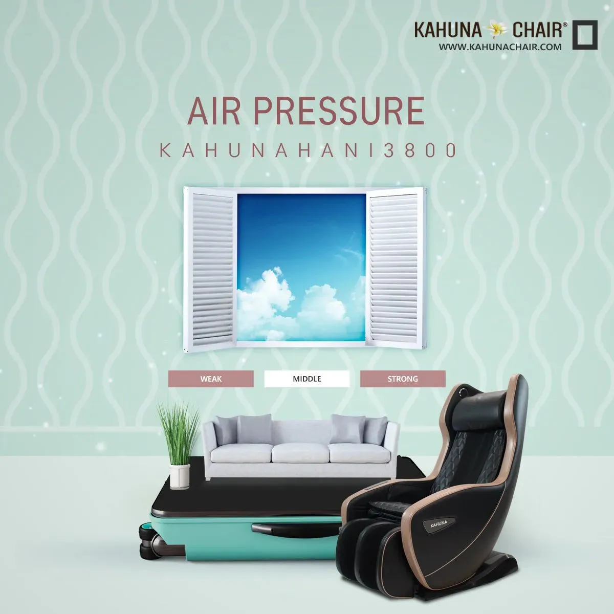 Kahuna Hani 3800 Compact Massage Chair