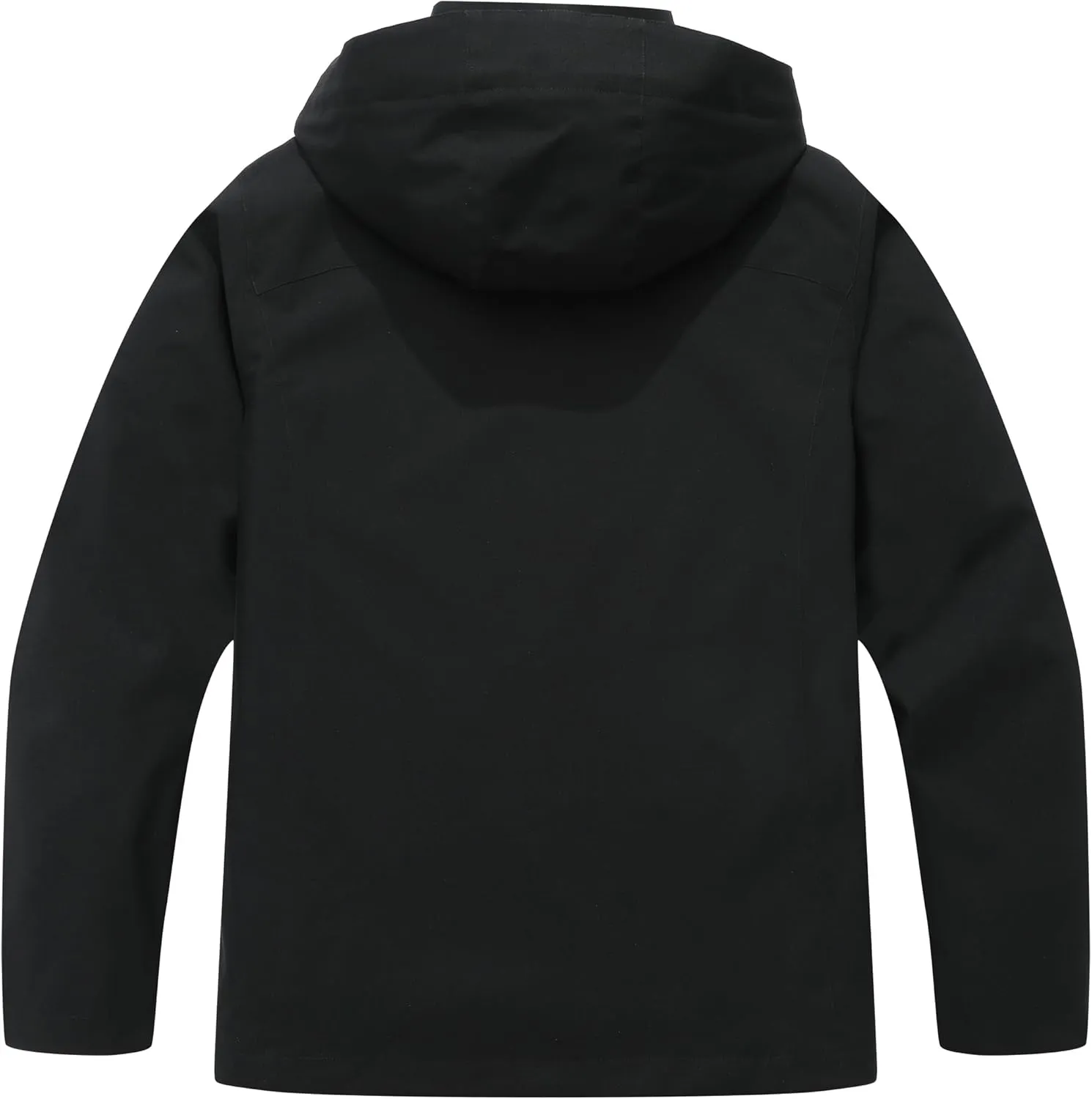 KAIDER Women's Plus Size Lightweight Waterproof Hooded Rain Jacket for Outdoor Hiking Travel