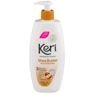 Keri Nourishing Shea Butter Lotion 15 oz (Pack of 8)