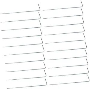 KICHOUSE 40pcs Heavy Duty Camping Tent Stakes Ground Pegs for Anchoring Tents Tarps Sturdy Silver Design for Outdoor Use for Hiking and Camping Activities