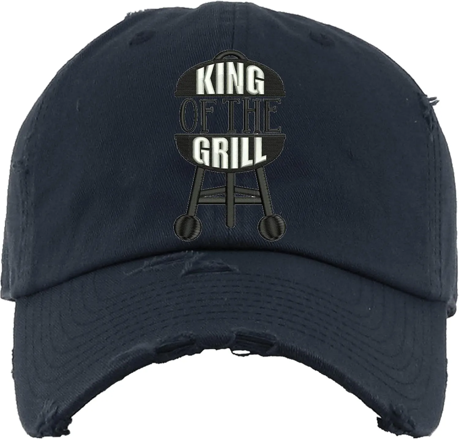 King of The Grill Dad Hat Vintage Embroidered Funny Cap