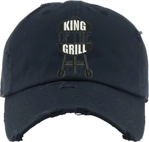King of The Grill Dad Hat Vintage Embroidered Funny Cap