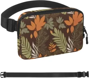 Leaf Art-524 Belt Bag for Men and Women Fanny Pack,Belt Bag with Adjustable Strap,Fashion Crossbody Everywhere Belt Bag for Travel Outdoors Running Hiking