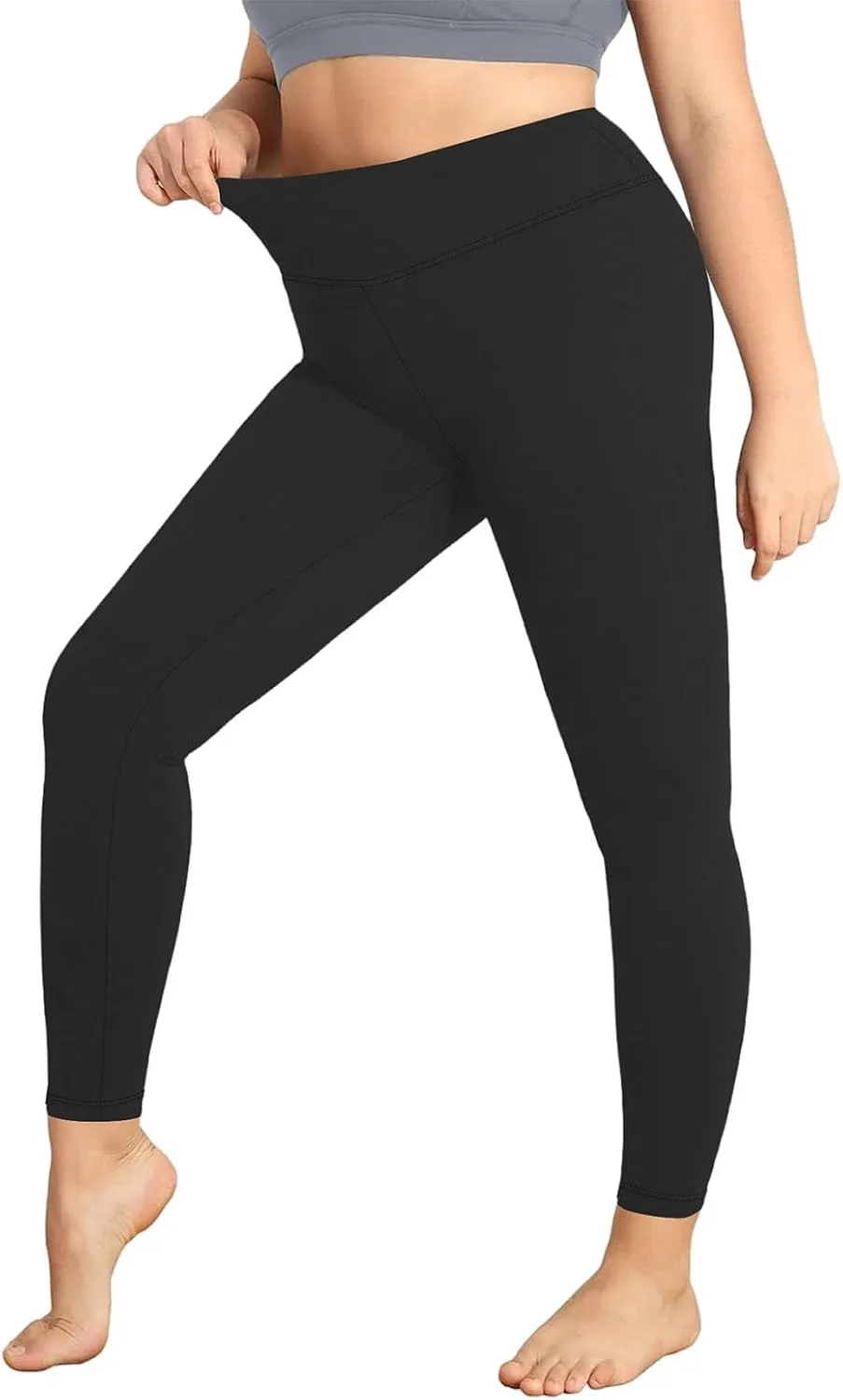 Leggings for Women Plus Size Tummy Control Lightweight Stretch High Waist Pants Soft Running Workout Trendy Yoga Pants