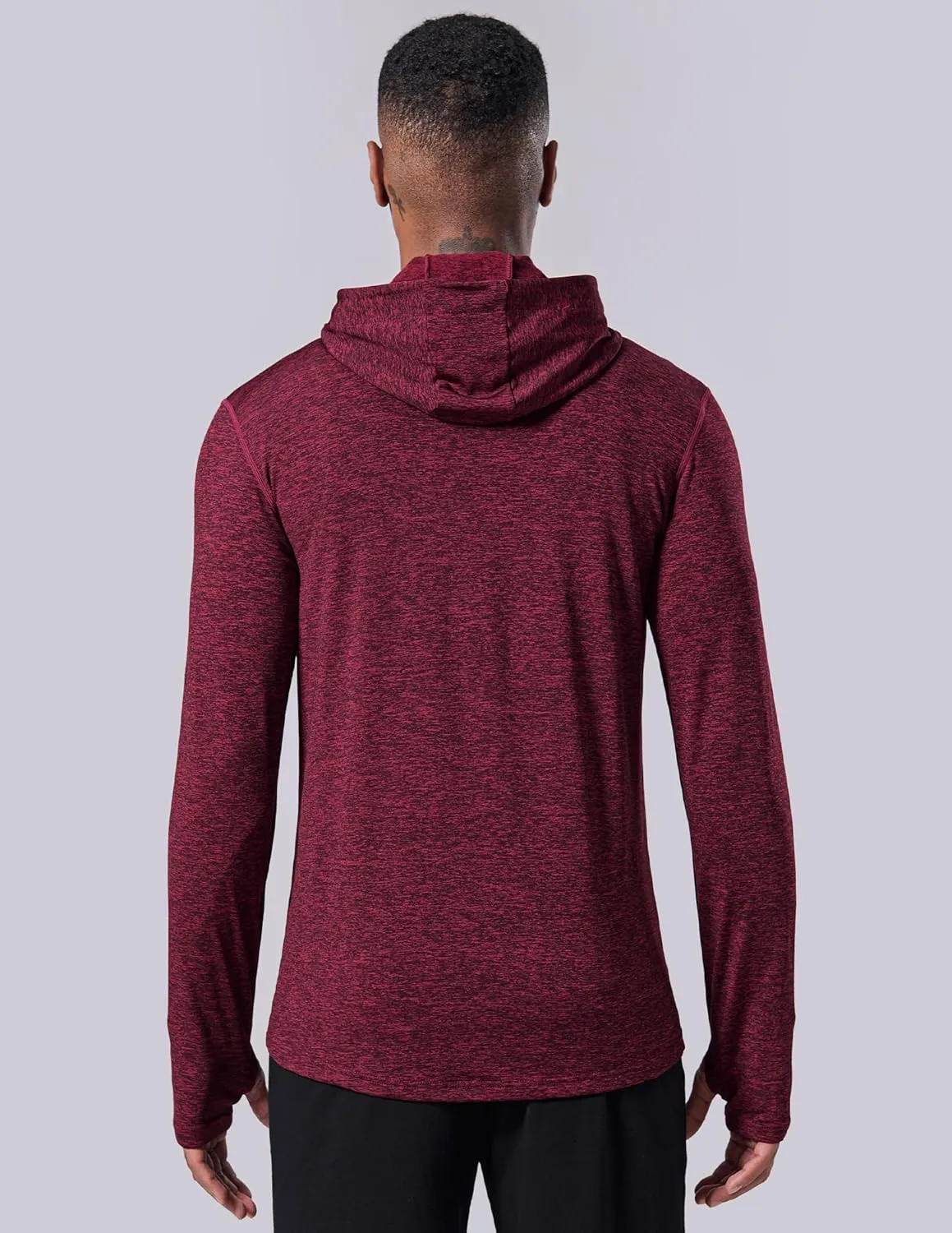 Liberty Imports 2-Pack Men’s Zip-Up Hoodies with Zipper Pockets, Lightweight Fleece Sweatshirts for Running Casual Activewear