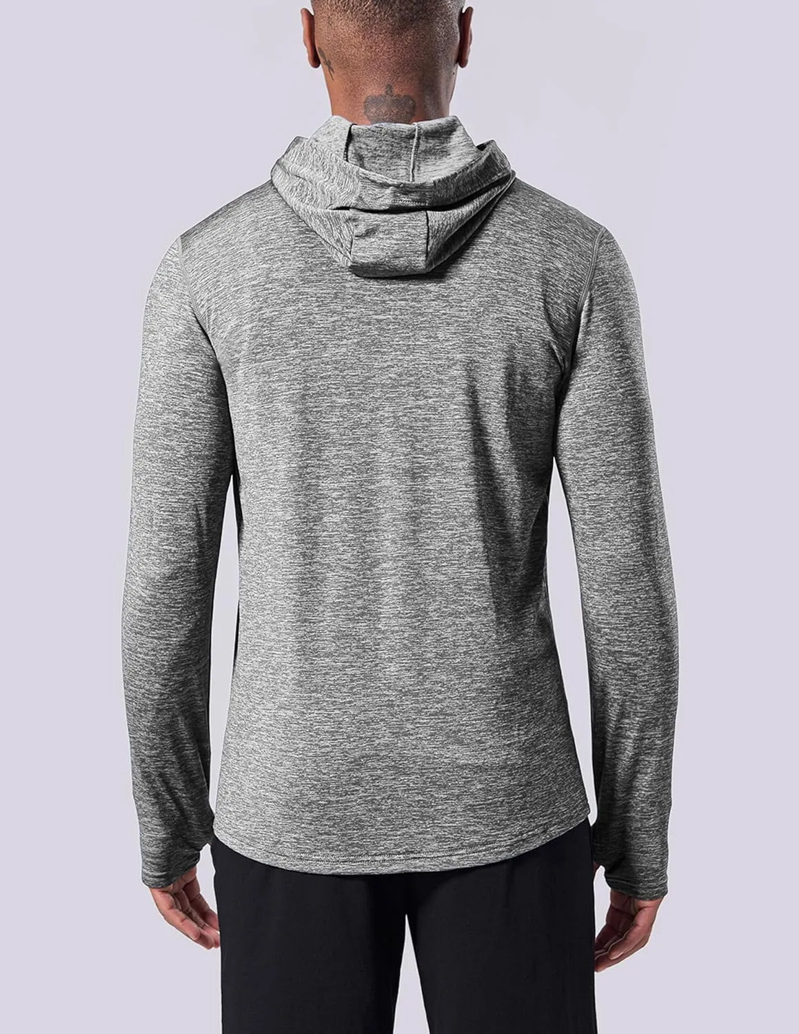 Liberty Imports 2-Pack Men’s Zip-Up Hoodies with Zipper Pockets, Lightweight Fleece Sweatshirts for Running Casual Activewear
