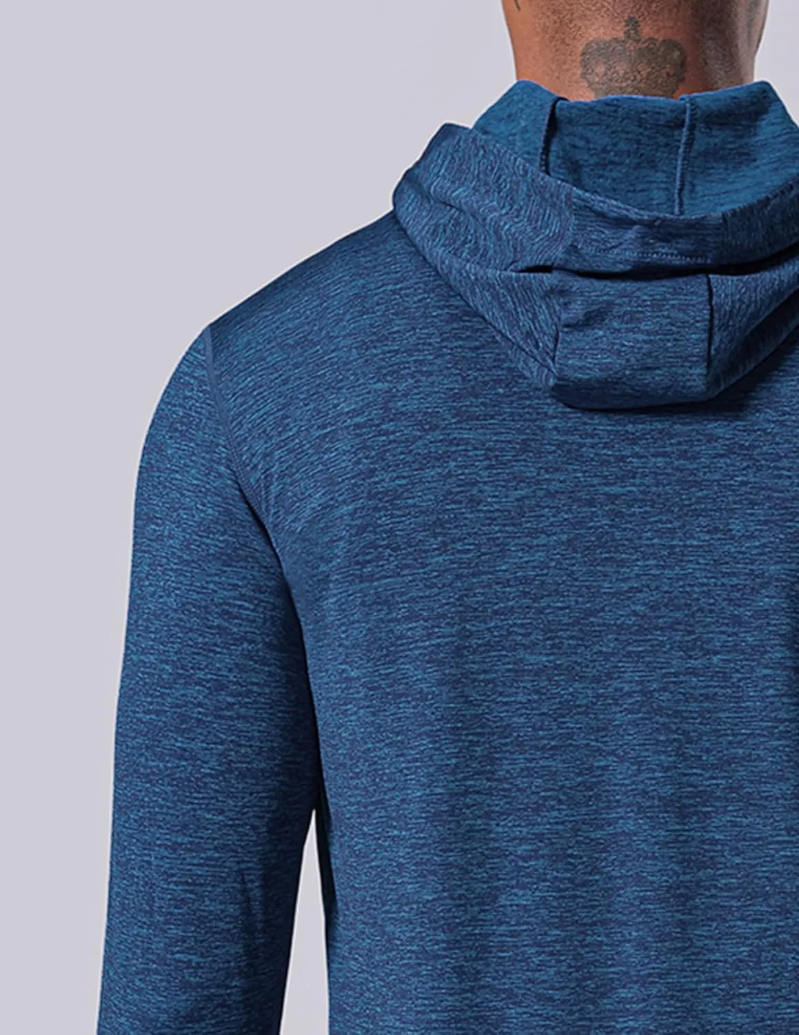 Liberty Imports 2-Pack Men’s Zip-Up Hoodies with Zipper Pockets, Lightweight Fleece Sweatshirts for Running Casual Activewear