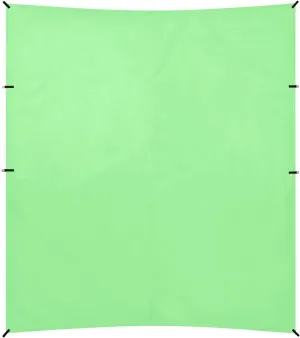 Light Green Solid Color Pure Plain Foldable Beach Tent UPF50 Waterproof Shade Sun Shelter with Sandbags and Shovel for Camping, Picnics, Backyard & Fishing