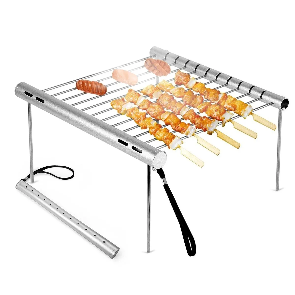 LightGrill Portable Outdoor Travel Stainless Steel BBQ Grill