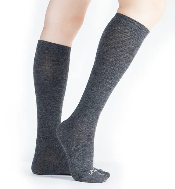 Lightweight Merino Wool Everyday Compression Socks (15-20mmHg) - Solids - 3 Pack