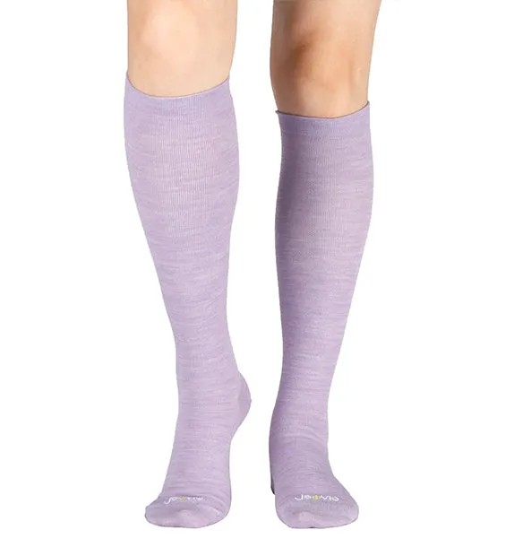 Lightweight Merino Wool Everyday Compression Socks (15-20mmHg) - Solids - 3 Pack