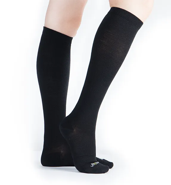 Lightweight Merino Wool Everyday Compression Socks (15-20mmHg) - Solids - 3 Pack