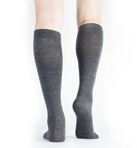 Lightweight Merino Wool Everyday Compression Socks (15-20mmHg) - Solids - 3 Pack